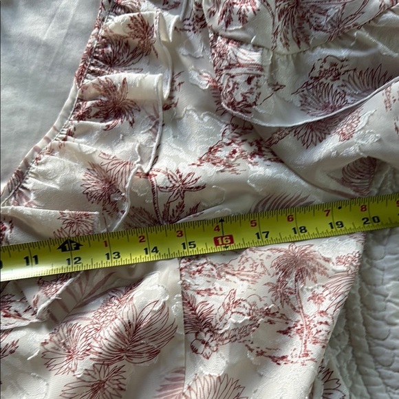 Blu Pepper Long Sleeve Floral Dress in Pink and Cream - Picture 9 of 11